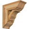 Ekena Millwork Balboa Traditional Rough Sawn Bracket w/ Offset Brace, Western Red Cedar, 8"W x 20"D x 20"H BKT0806X20X20BOA01RWR - alternate 1